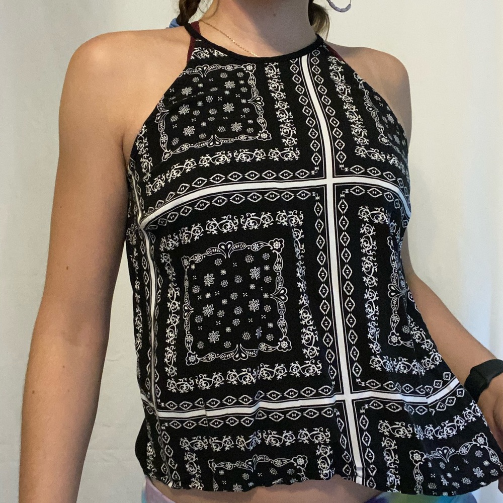 Bandana Print Tank